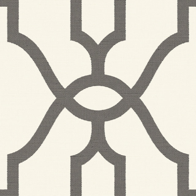 Repurpose Woven Trellis Charcoal Wallpaper with Woven Trellis Geometric - York ME1550