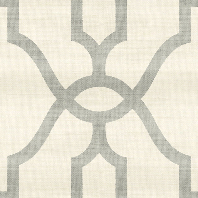 Woven Trellis Quarry Grey Wallpaper with Overscale Geometric Trellis Pattern - York ME1555