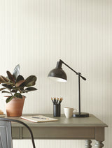 French Ticking Light Blue Wallpaper with Ticking Stripe Pattern, Prepasted Sure Strip - York ME1562