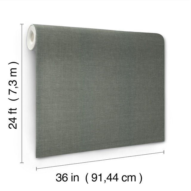 Crosshatch Emerald String Wallpaper with Transitional Solid Crosshatch Pattern - York MF4702MH