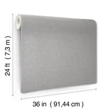 Paper Light Blue Yarn Wallpaper with Textured Paper Yarn Pattern - York MF4706MH
