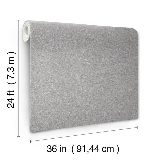 Paper Light Blue Yarn Wallpaper with Textured Paper Yarn Pattern - York MF4706MH