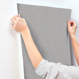 Paper Light Blue Yarn Wallpaper with Textured Paper Yarn Pattern - York MF4706MH