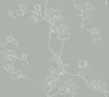 Magnolia Home Magnolia Eucalyptus Branches Wallpaper Eucalyptus with Botanical Farmhouse Style - York MF4734