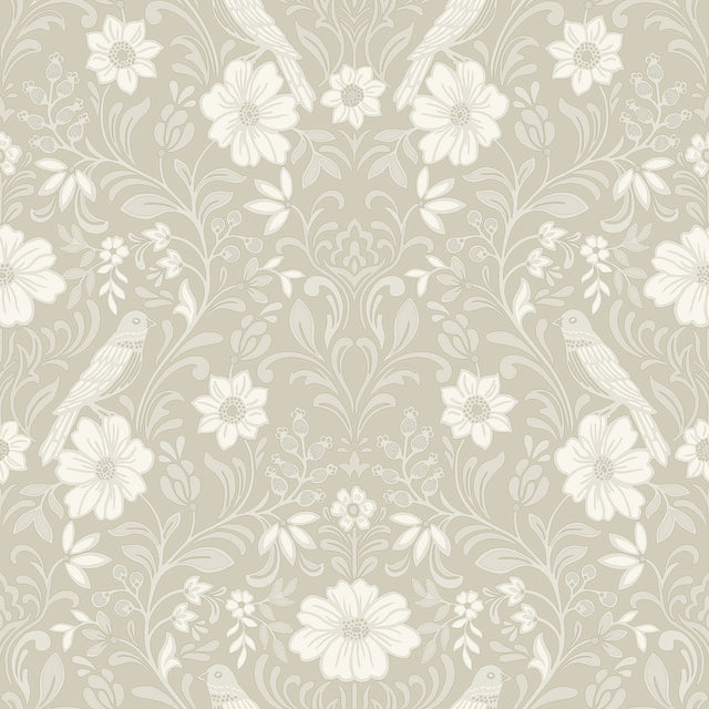 Colette Linen Botanical Modern Wallpaper - Magnolia Home MF4744