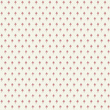 Charm Red & Cream Small Print Prepasted Wallpaper - York MF4771