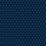 Charm Navy Wallpaper with Petite Three-Leaf Motif - York MF4776