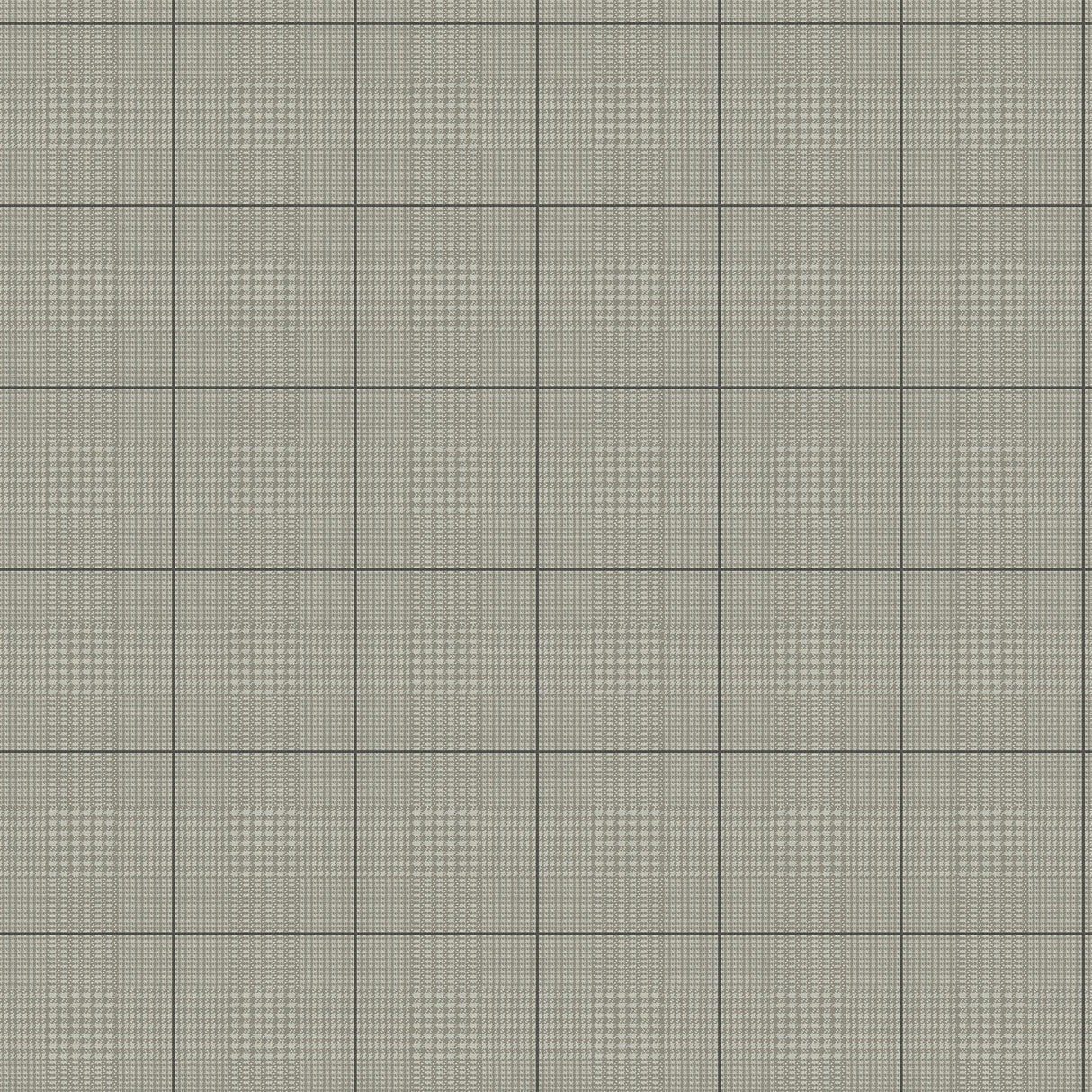 Windsor Grey Wallpaper with Traditional Small Glen Check Pattern - York MF4783