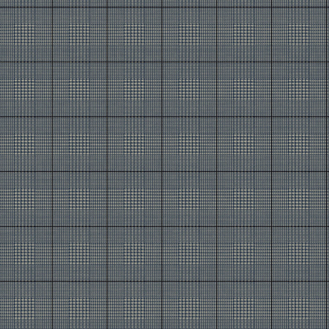 Windsor Blue Wallpaper with Glen Check Plaid - York MF4785