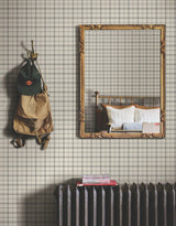 Hunter Charcoal Plaid Wallpaper, Sure Strip Transitional - York MF4792