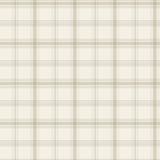 Hunter Neutral Plaid Wallpaper - Magnolia Home MF4793 - York