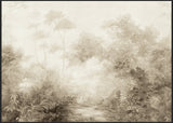 Woodlands Sepia Botanical Feature Wall Mural - Magnolia Home MF4807M