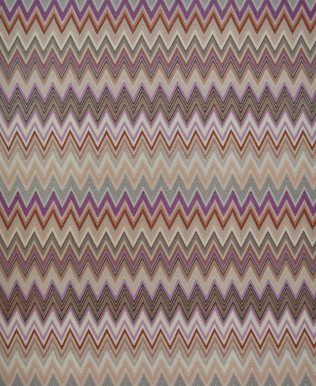 Zig Zag Multicolore Purple Wallpaper with Abstract Zigzag Pattern - York MI10062