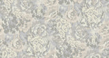 Flower Pot Grey Wallpaper with Painterly Floral Pattern - Missoni MI10303