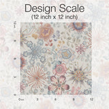 Magic Garden Pink Floral Non-Woven Vinyl/Mylar Wallpaper - York MI10312