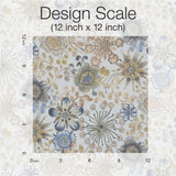Magic Garden Blue & Green Floral Non Woven Mylar Wallpaper - Missoni MI10313