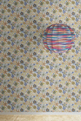 Magic Garden Blue & Green Floral Non Woven Mylar Wallpaper - Missoni MI10313