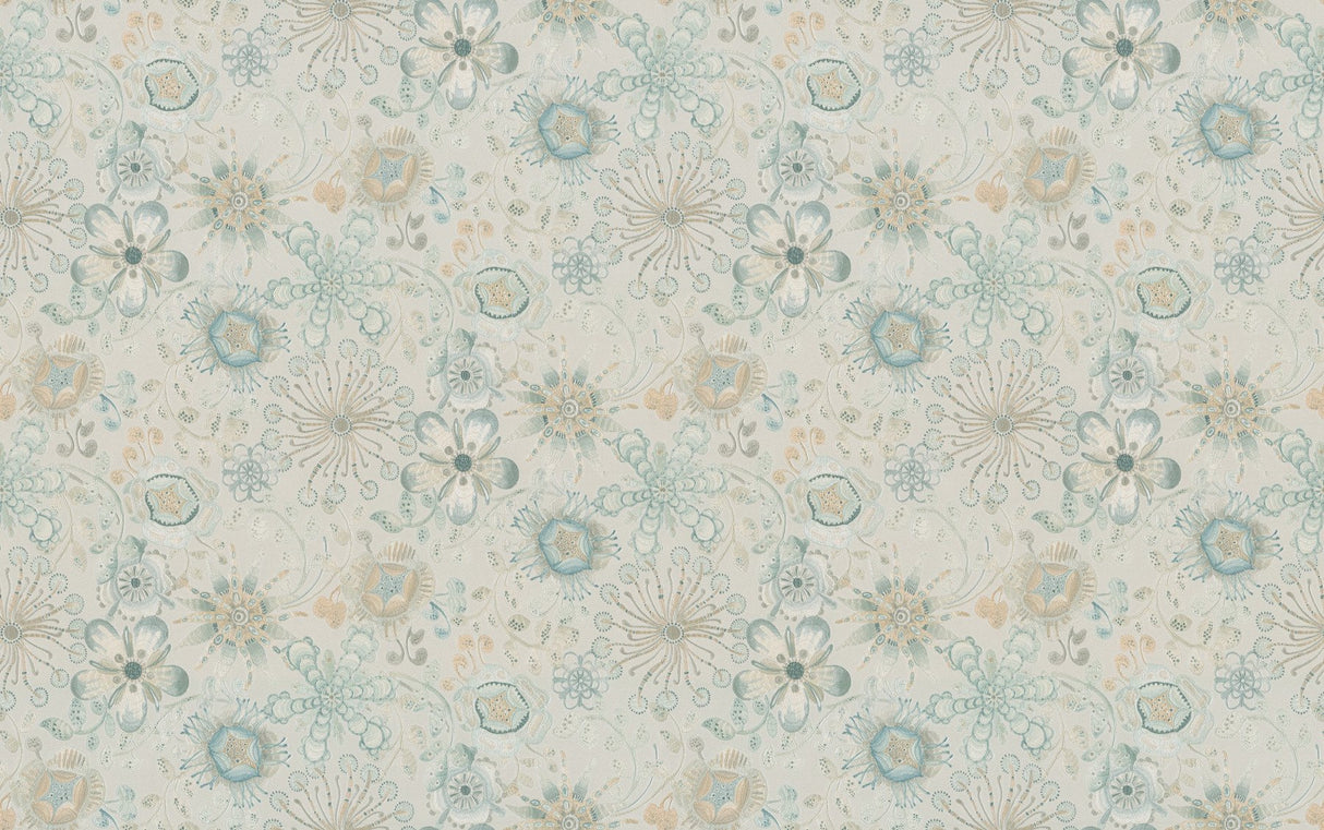 Magic Garden Neutral Wallpaper with Floral Botanical Pattern - Missoni MI10314