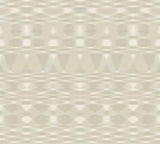 Sunrise Flame Beige Wallpaper with Geometric Blanket-Weave Motif - York MI10320