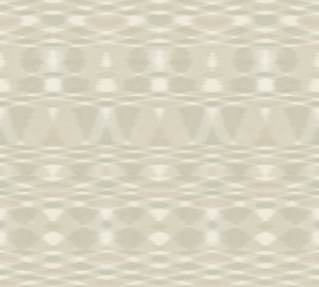 Sunrise Flame Beige Wallpaper with Geometric Blanket-Weave Motif - York MI10320