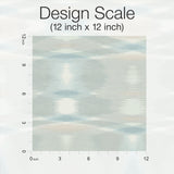 Sunrise Flame Light Blue Wallpaper with Geometric Blanket-Weave Motif - Missoni MI10321