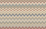 Happy Zigzag Orange Wallpaper with Chevron Geometric Pattern - Missoni MI10330