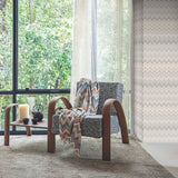 Happy Zigzag Grey Wallpaper with Geometric Chevron Pattern - York MI10331