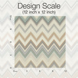Happy Zigzag Green Wallpaper with Chevron Geometric Pattern, Unpasted Non Woven Mylar - York MI10333