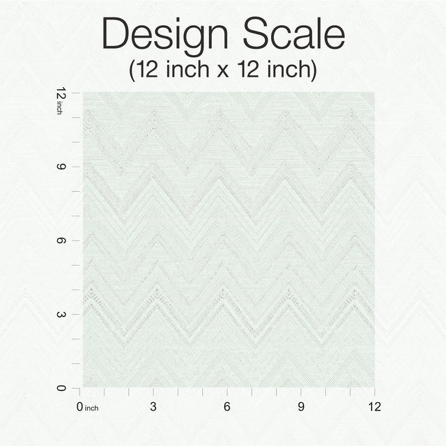 Happy Zigzag Cream Wallpaper with Geometric Chevron Pattern - York MI10337