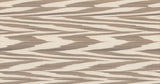 Flamed Zigzag Brown & Cream Wallpaper with Geometric Knit Flame Motif - Missoni MI10342