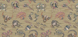 Constellations Gold Wallpaper with Zodiac Motif, Knit-Effect Pattern - York MI10350