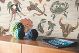 Constellations Grey Wallpaper with Multicolor Zodiac Motif - York MI10352