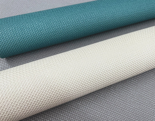 Chevronette Teal Wallpaper with Textured Mini Chevron Pattern - York MI10361