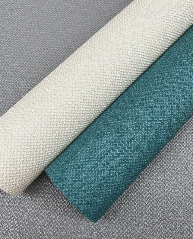 Chevronette Teal Wallpaper with Textured Mini Chevron Pattern - York MI10361