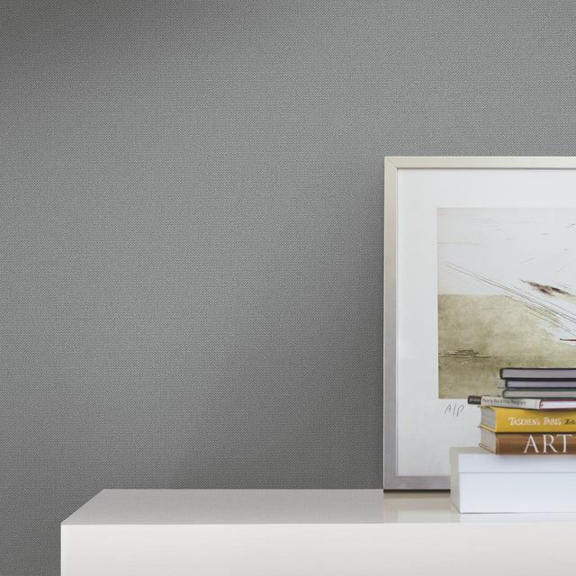 Chevronette Grey Textured Wallpaper with Raised Mini Chevron Pattern - Missoni MI10363