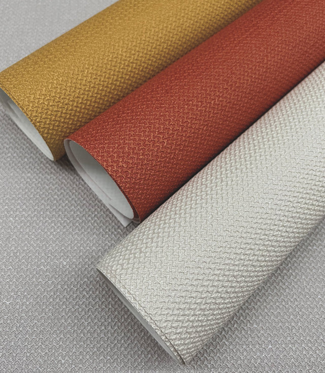 Chevronette Gold Textured Wallpaper with Raised Mini Chevron Knit Motif - York MI10364