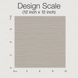 Cannete Grey Textured Faux Grasscloth Wallpaper - York MI10373