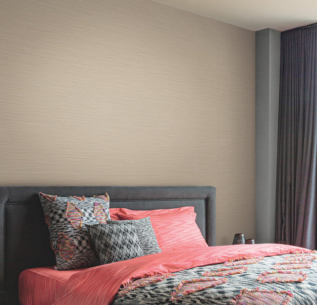 Cannete Beige Textured Wallpaper - Missoni MI10375