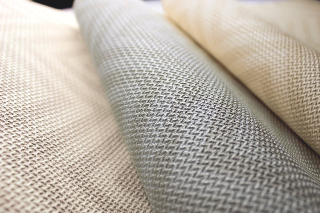 Macro Chevron Taupe & Cream Wallpaper with Geometric Chevron Pattern - York MI10380