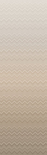 Iconic Shades Taupe Wallpaper with Ombre Chevron Geometric - Missoni MI10390