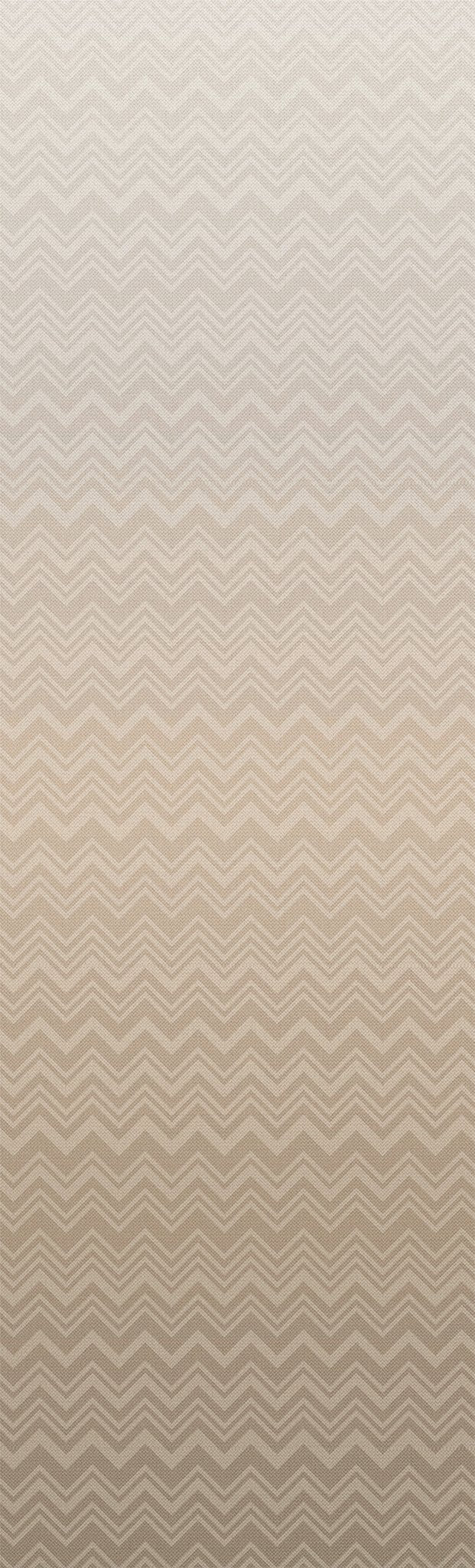 Iconic Shades Taupe Wallpaper with Ombre Chevron Geometric - Missoni MI10390