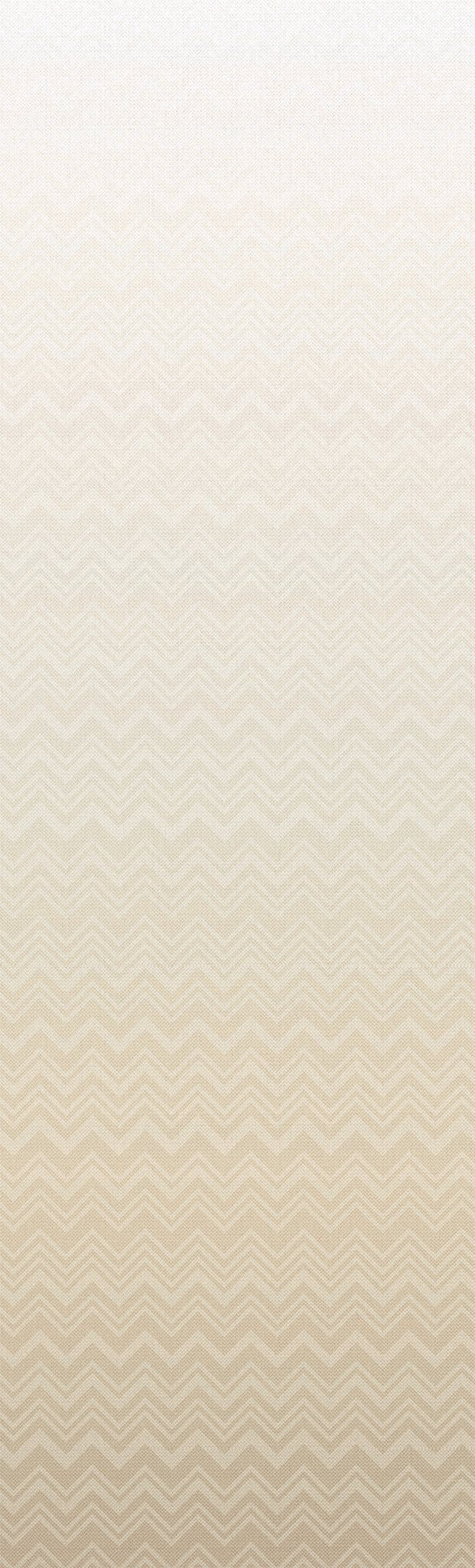 Iconic Shades Cream Wallpaper with Ombre Chevron Geometric Pattern - Missoni MI10391