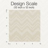 Iconic Shades Cream Wallpaper with Ombre Chevron Geometric Pattern - Missoni MI10391