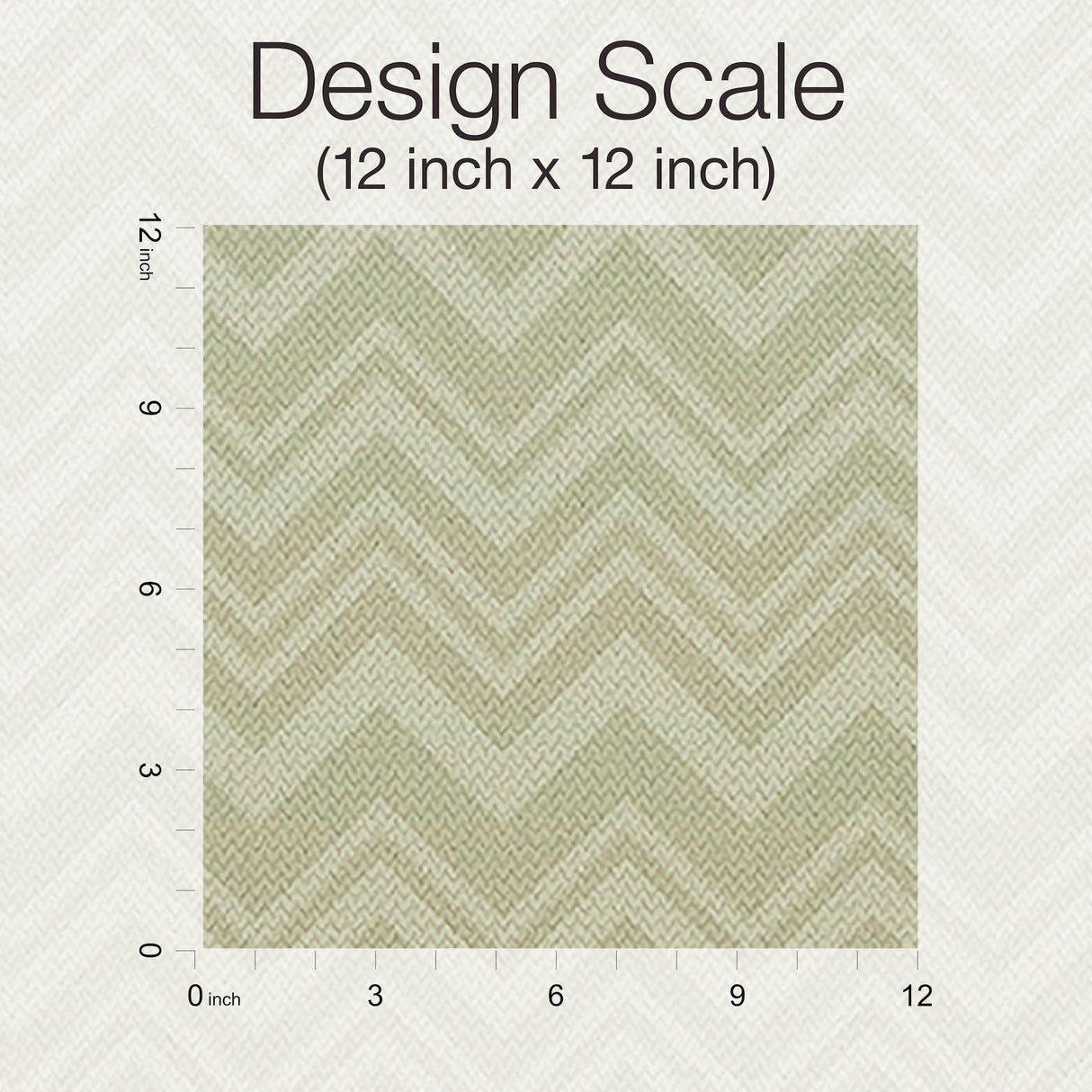 Iconic Shades Green Ombre Chevron Vinyl/Mylar Wallpaper - Missoni MI10392
