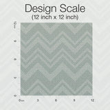 Iconic Shades Blue Wallpaper with Ombre Chevron Geometric - York MI10393