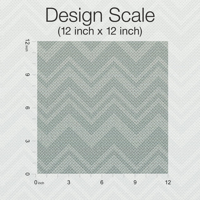 Iconic Shades Blue Wallpaper with Ombre Chevron Geometric - York MI10393