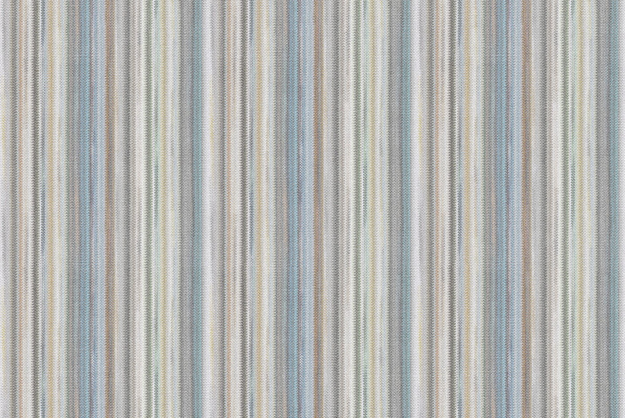 Striped Sunset Glitter Blue & Grey Wallpaper with Variegated Chevron Stripe - York MI10395