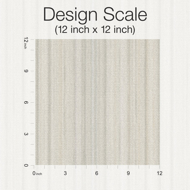 Striped Sunset Beige Wallpaper with Variegated Chevron Stripe - Missoni MI10397