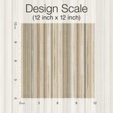 Striped Sunset Brown Wallpaper with Variegated Chevron Stripe - York MI10398