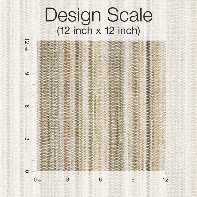 Striped Sunset Brown Wallpaper with Variegated Chevron Stripe - York MI10398
